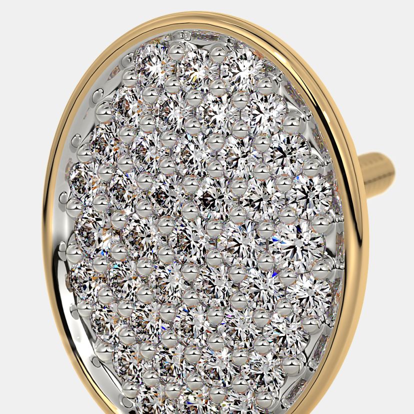 The Valente Pave Stud Earrings - image 5
