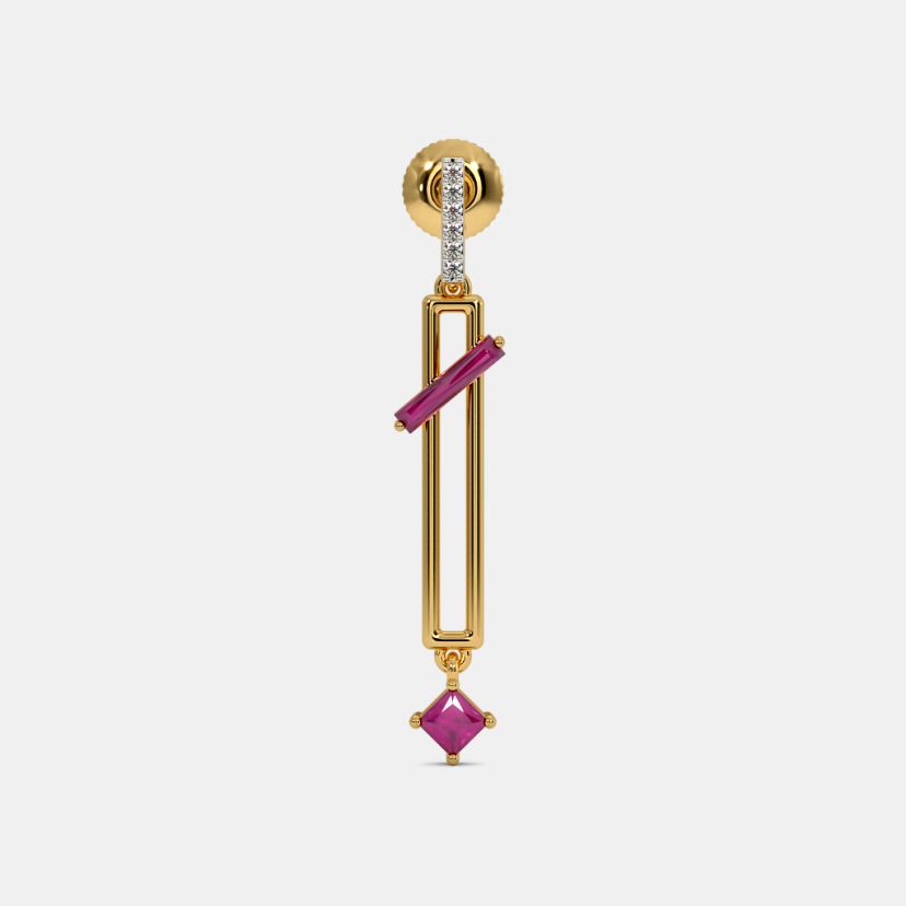 The lovanna Mismatch Drop Earrings - image 4
