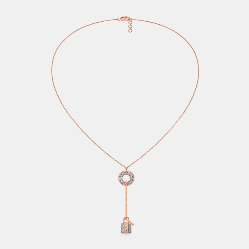 The Abrina Lock Necklace - image 5