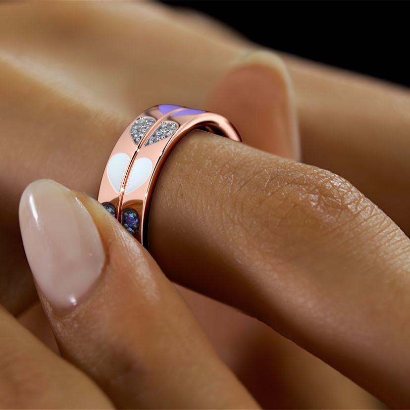 The Lovey Dovey Stackable Ring - image 6