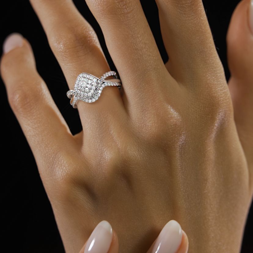 The Eldon Bridal Ring Set - image 4