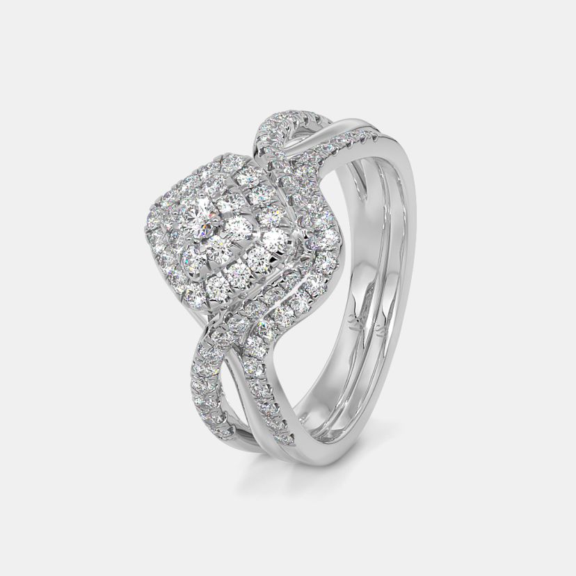 The Eldon Bridal Ring Set - image 1