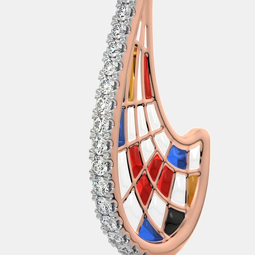 The Chromatic Brilliance J Hoop Earrings - image 5
