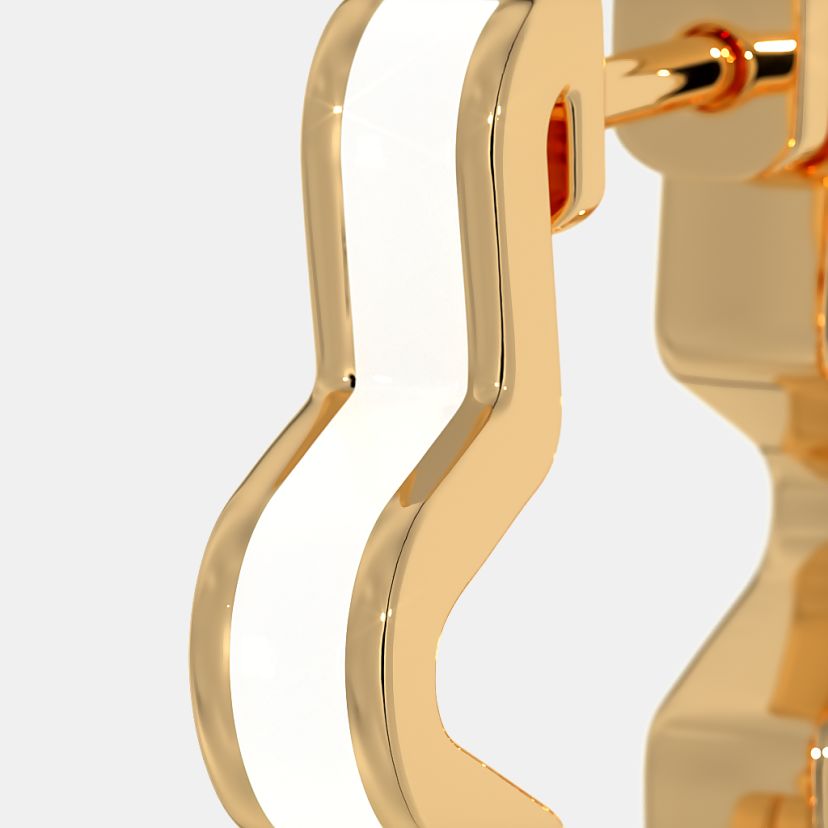 The Nefertari Huggie Earrings - image 4