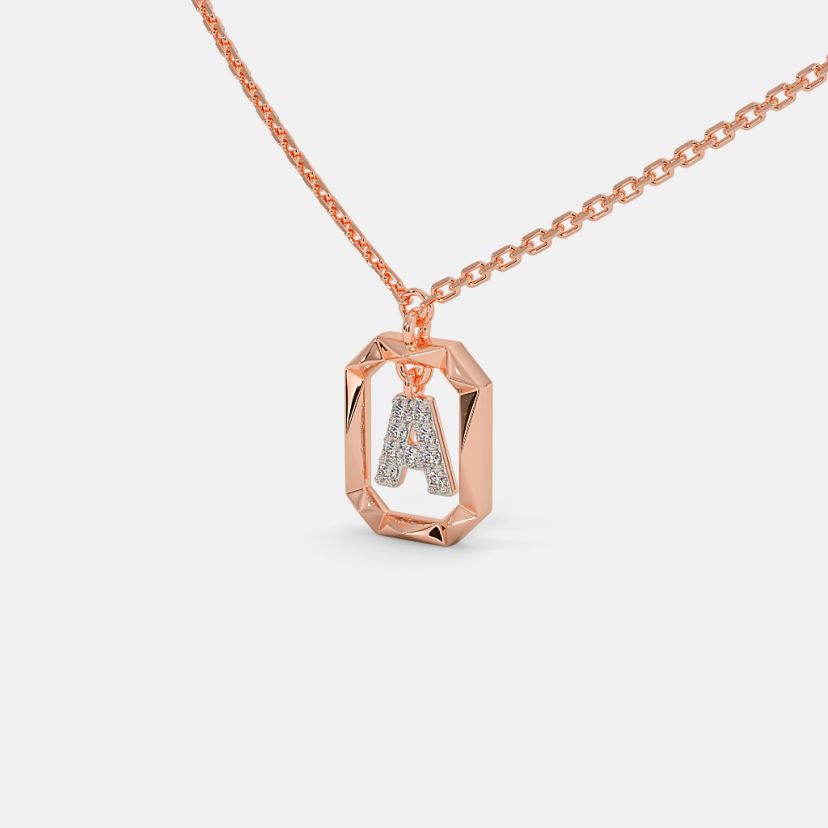 The Swiing A Initial Necklace - image 1