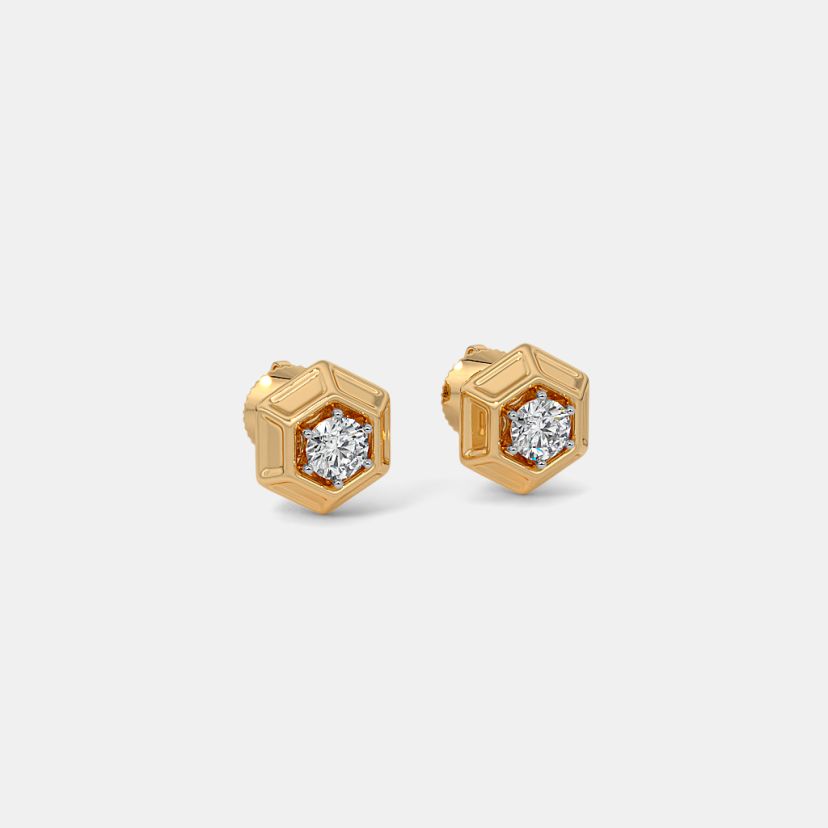 The Bentley Solitaire Earrings - image 6