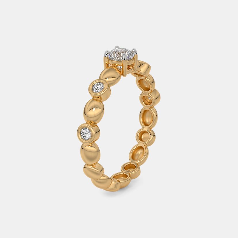 The Glowby Solitaire Couple Band For Her - image 7