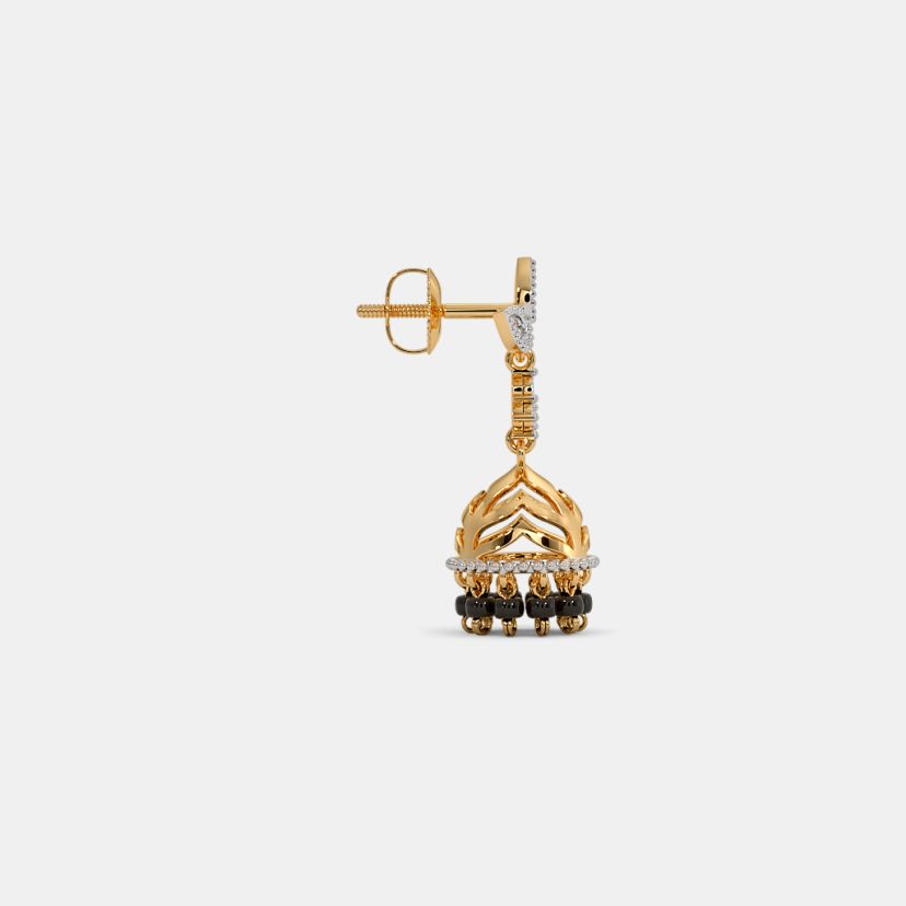 The Akhila Mangalsutra Jhumki Earrings - image 7