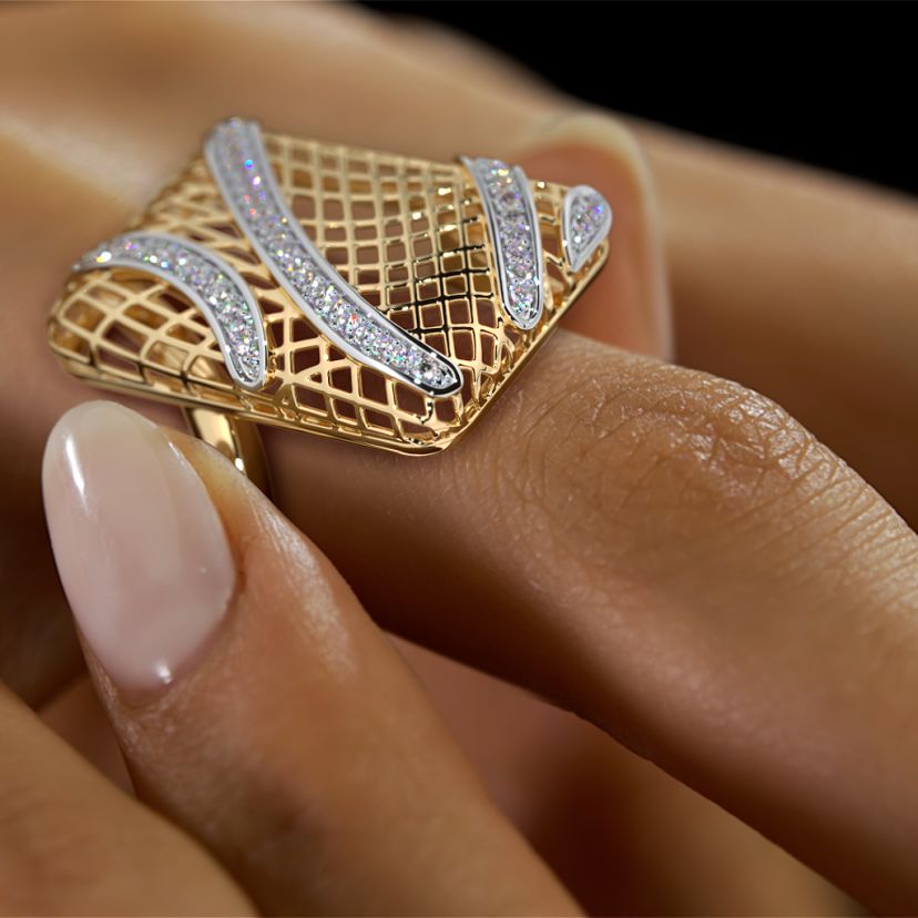 The Gossamer Statement Ring - image 6