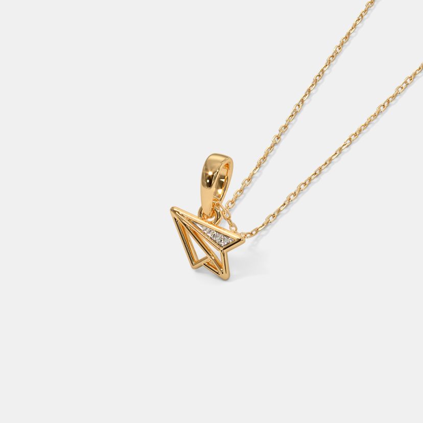 The Origami Plane Kids Pendant - image 1