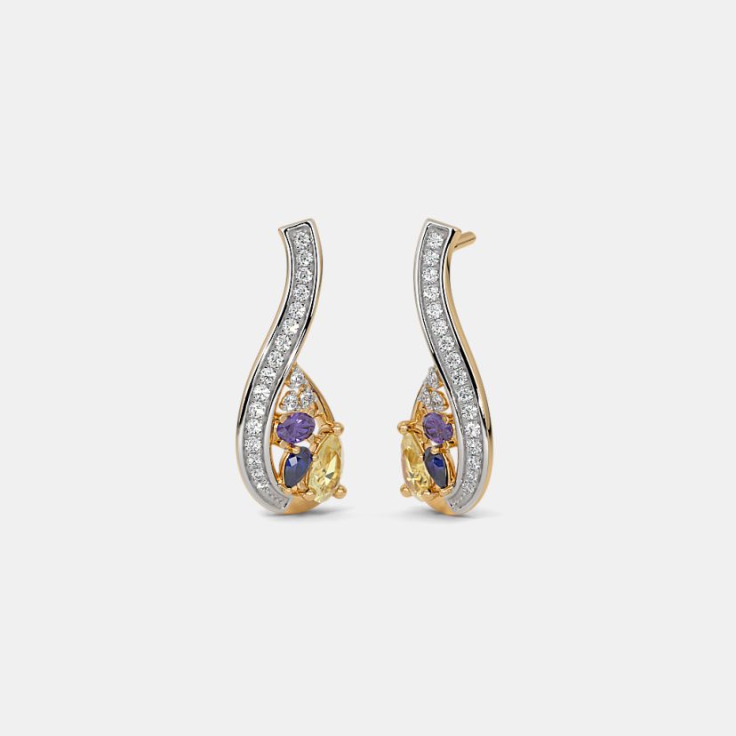 The Zaafa J Hoop Earrings - image 1