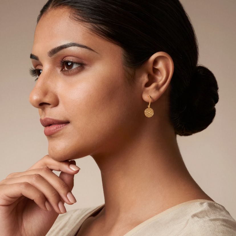 The Aragame J Hoop Earrings - image 3