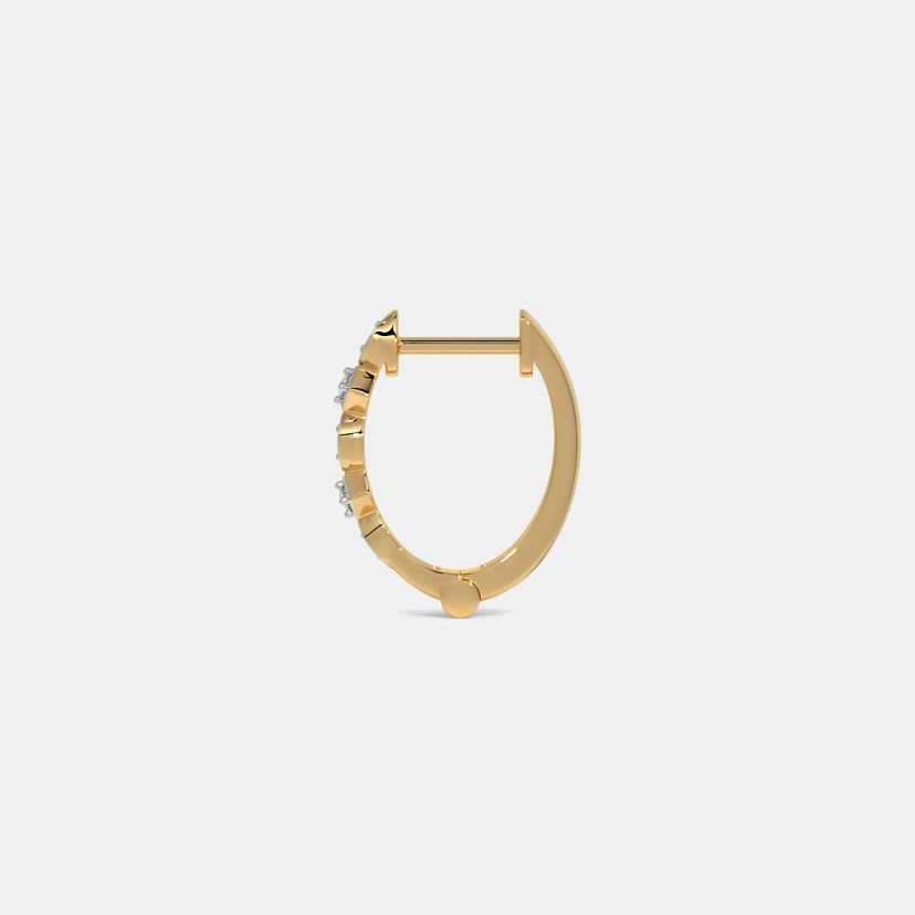 The Sweya Huggie Earrings - image 9