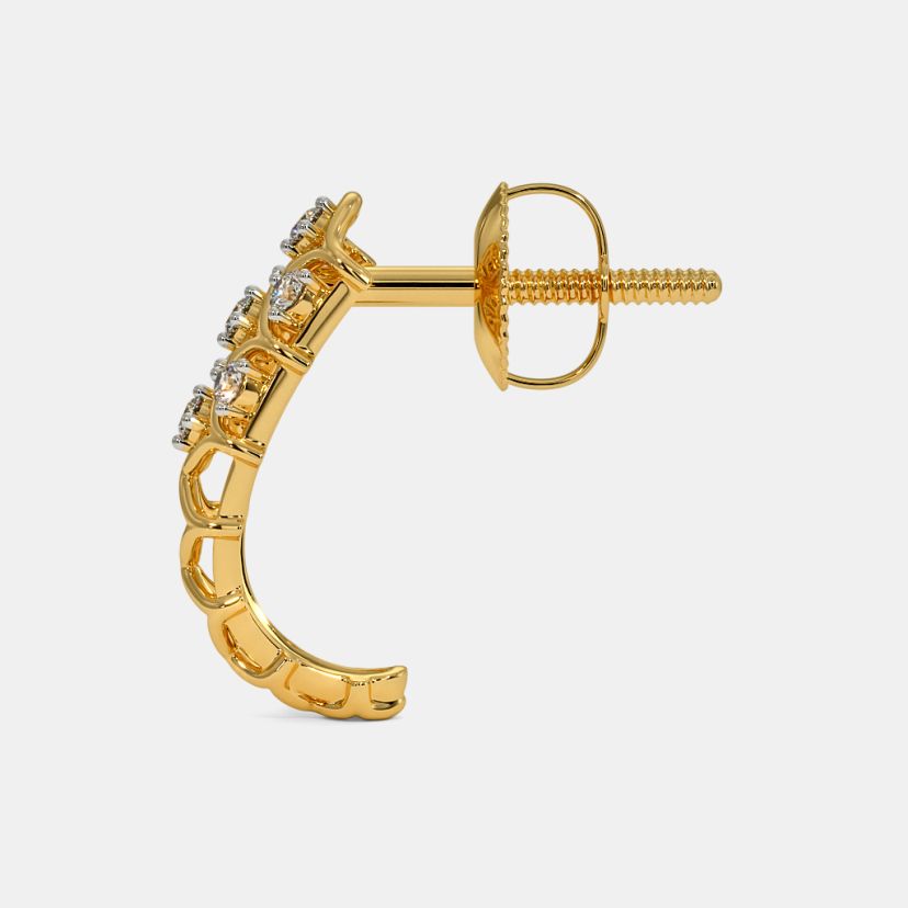 The Niyaashi J Hoop Earrings - image 5