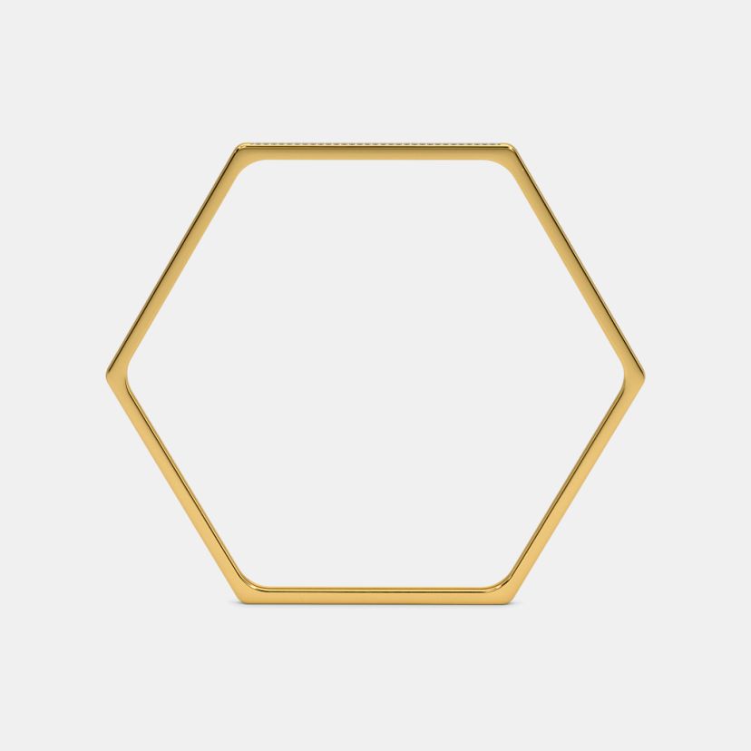 The Zoe Hexagon Bangle - image 5