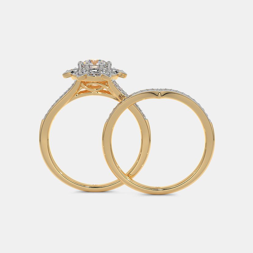 The Bonita Bridal Ring Set - image 9