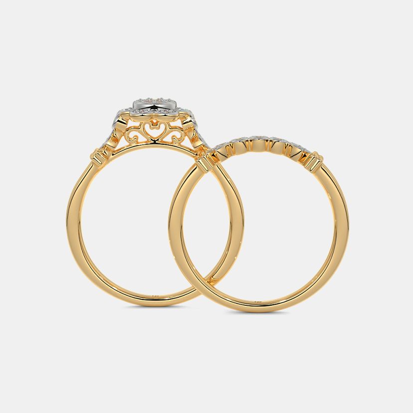 The Caricia Bridal Ring Set - image 9