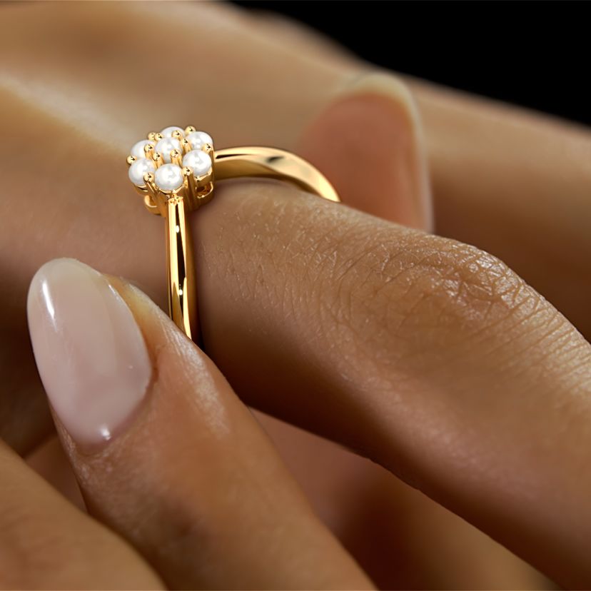 The Regine Chevron Ring - image 6