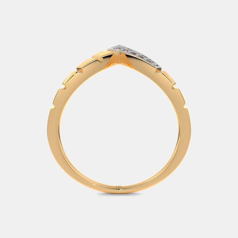 The Oriane Chevron Ring - image 8