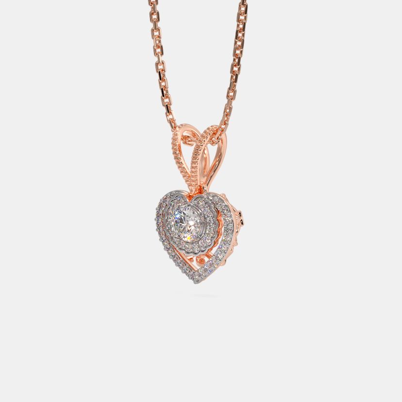 The Benedicta Solitaire Pendant - image 4
