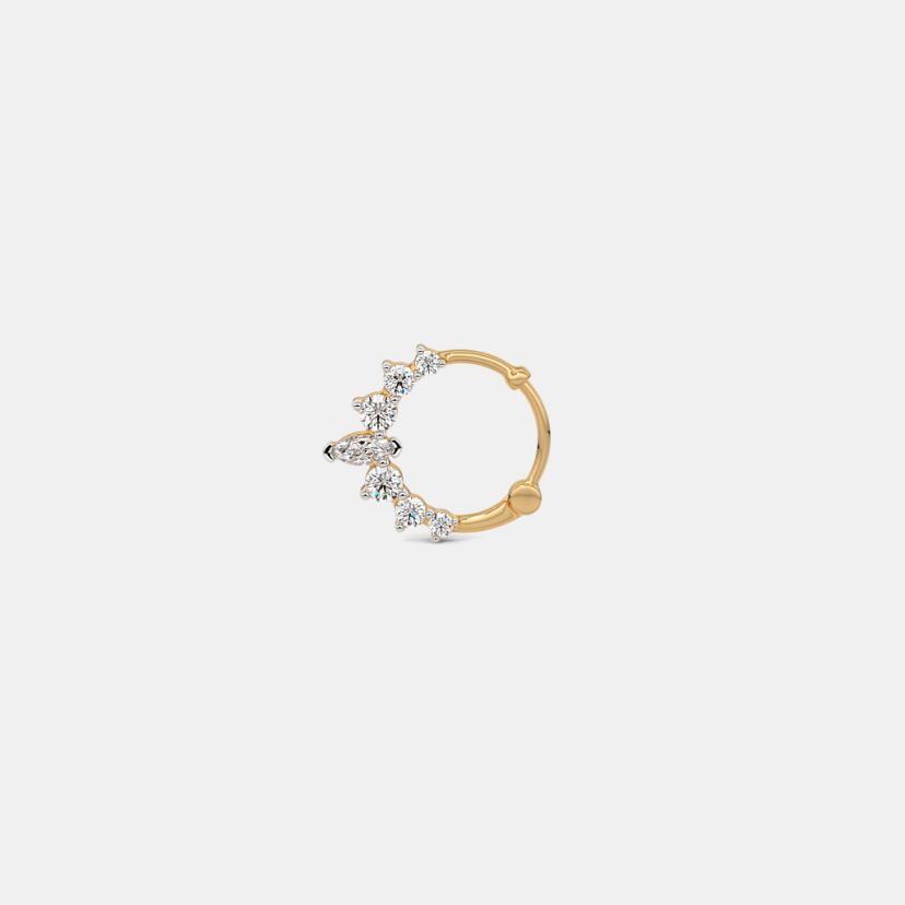 The Nyra Daith Multi Pierced Hoop Earring - image 4