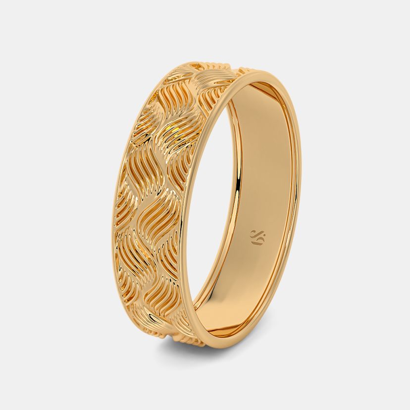 The Waveon Band Ring For Him - image 1