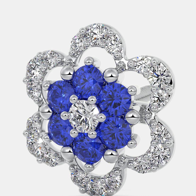 The Floral Harmony Stud Earrings - image 5