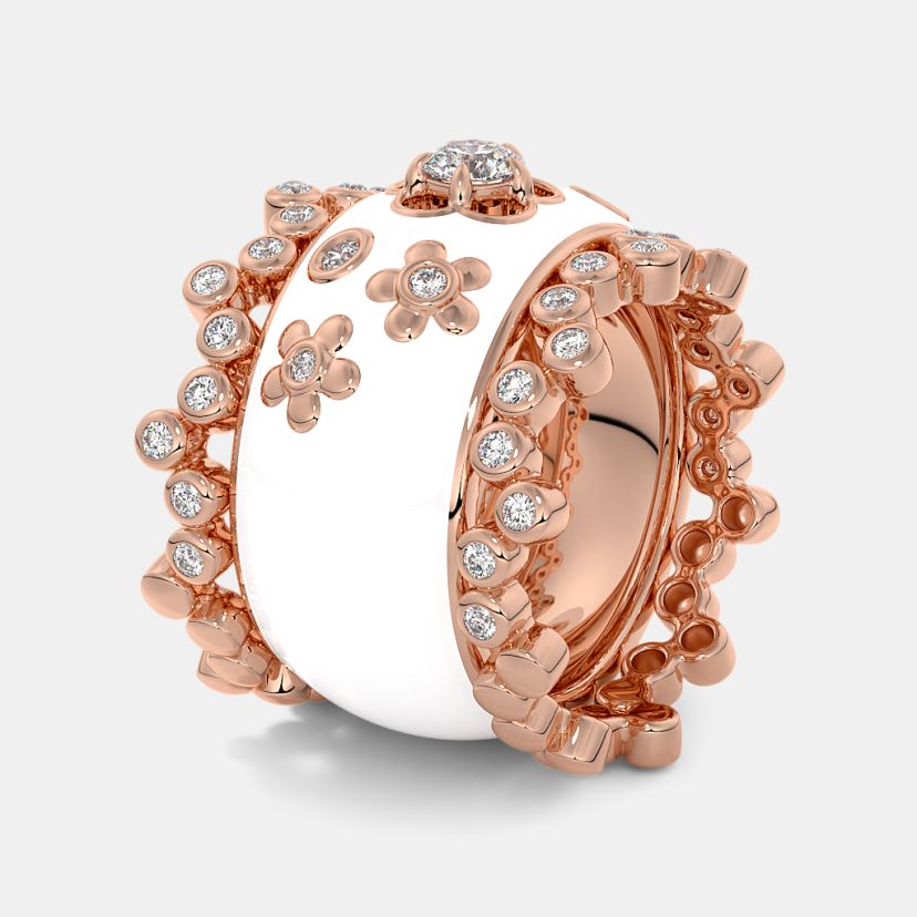 The Lunalit Bridal Ring Set - image 9
