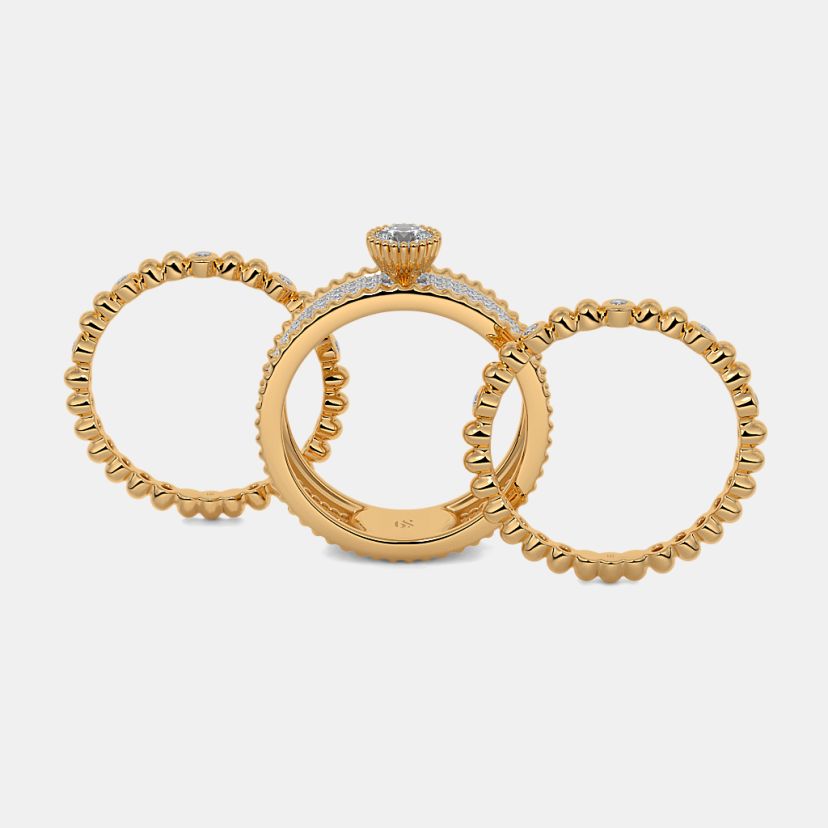 The Alzian Bridal Ring Set - image 9
