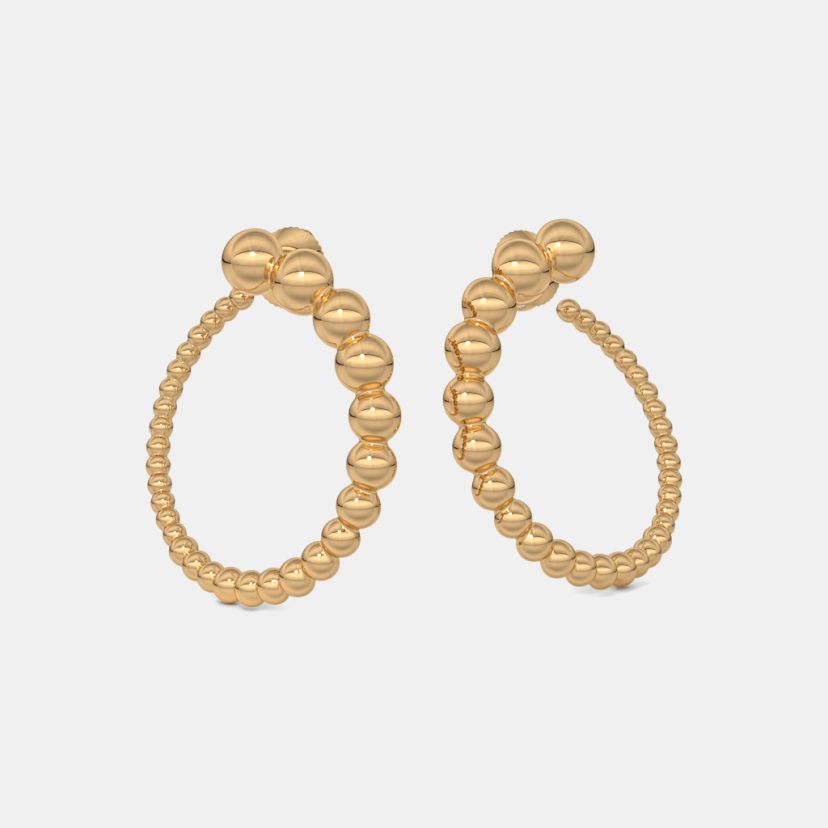 The Wontony Orange Peel Hoop Earrings - image 5