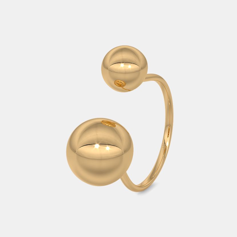 The Sphered Top Open Ring - image 1