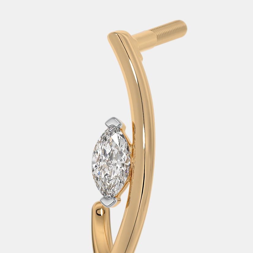 The Qxere J Hoop Earrings - image 4