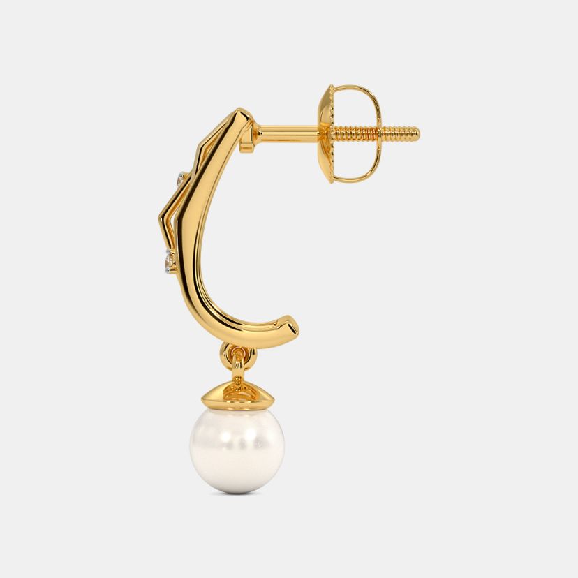 The Rysha J Hoop Earrings - image 5