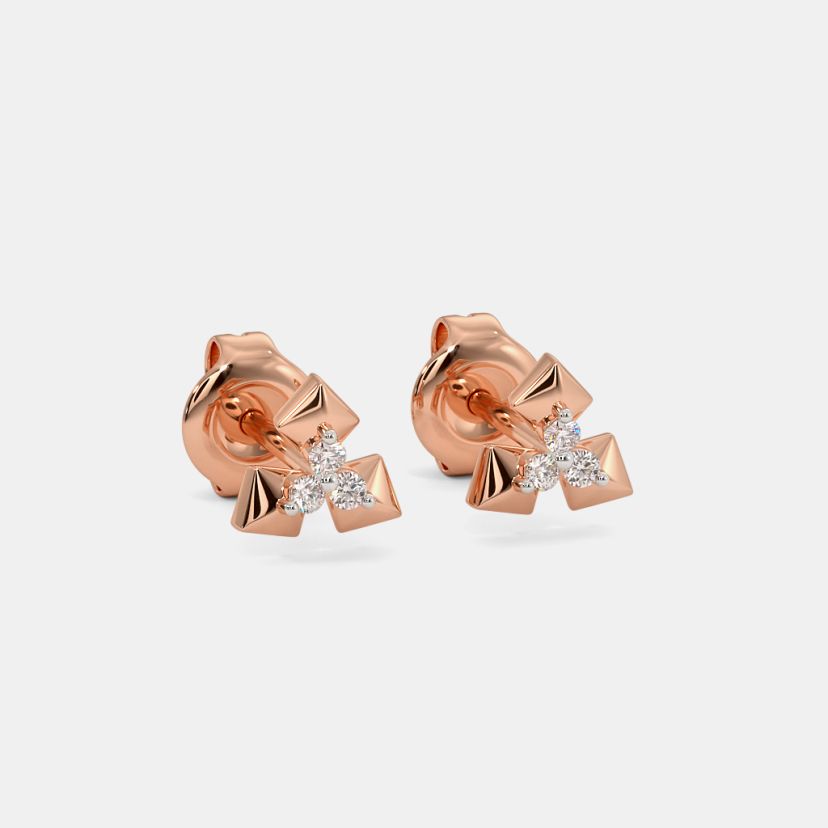 The Clio Multi Pierced Stud Earrings - image 4