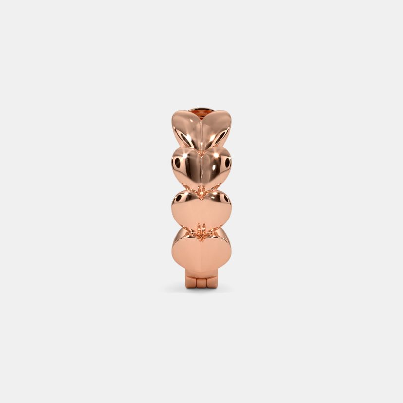 The Viola Multi Pierced Huggie Earrings - image 4