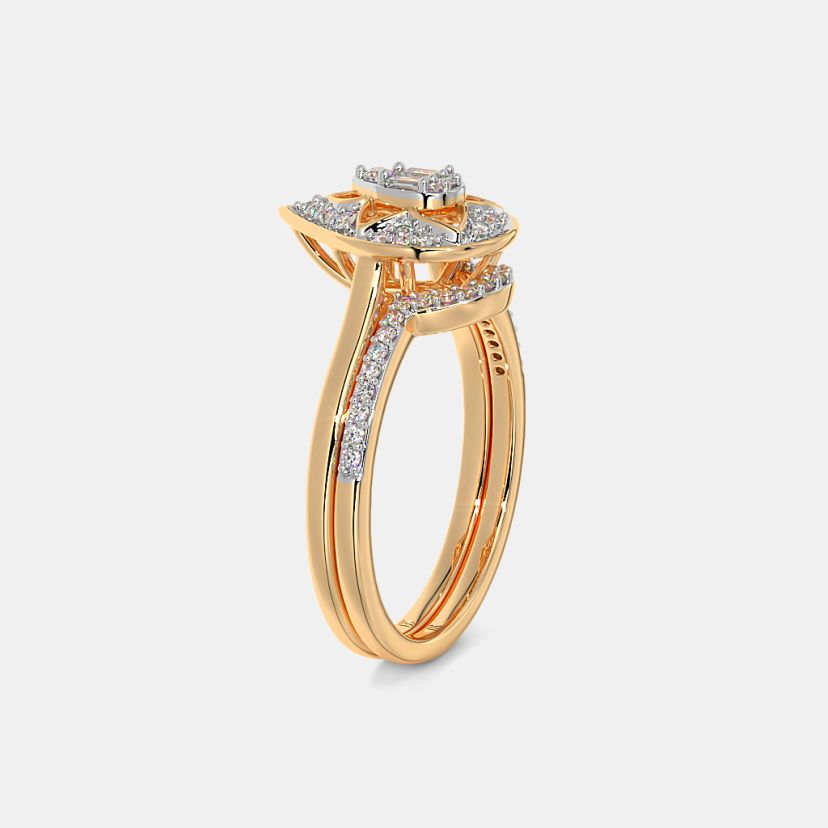 The Eilish Bridal Ring Set - image 10