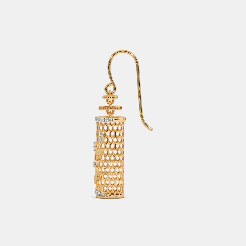 The Cylinder Jali Hook Earrings - image 5