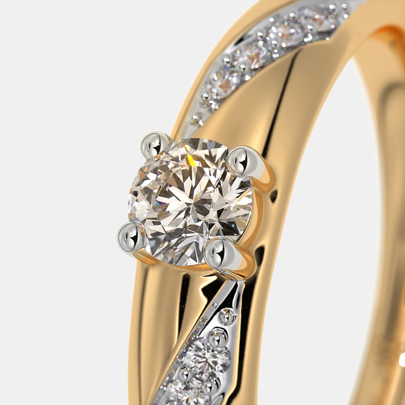 The Shaye Solitaire Band For Her - image 5