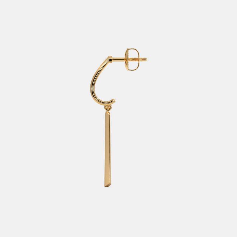 The Drena Dangle Hoop Earrings - image 5