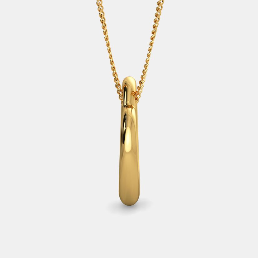 The Gold Kiss Heart Pendant - image 4