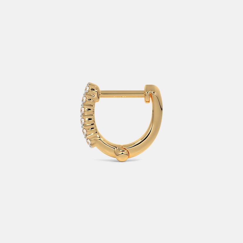 The Malani Multi Pierced Hoop Earrings - image 8