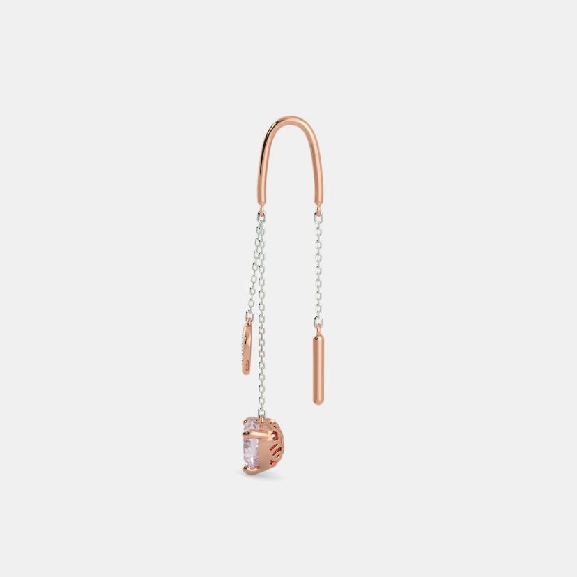 The Cira Rose Quartz Earrings - image 4