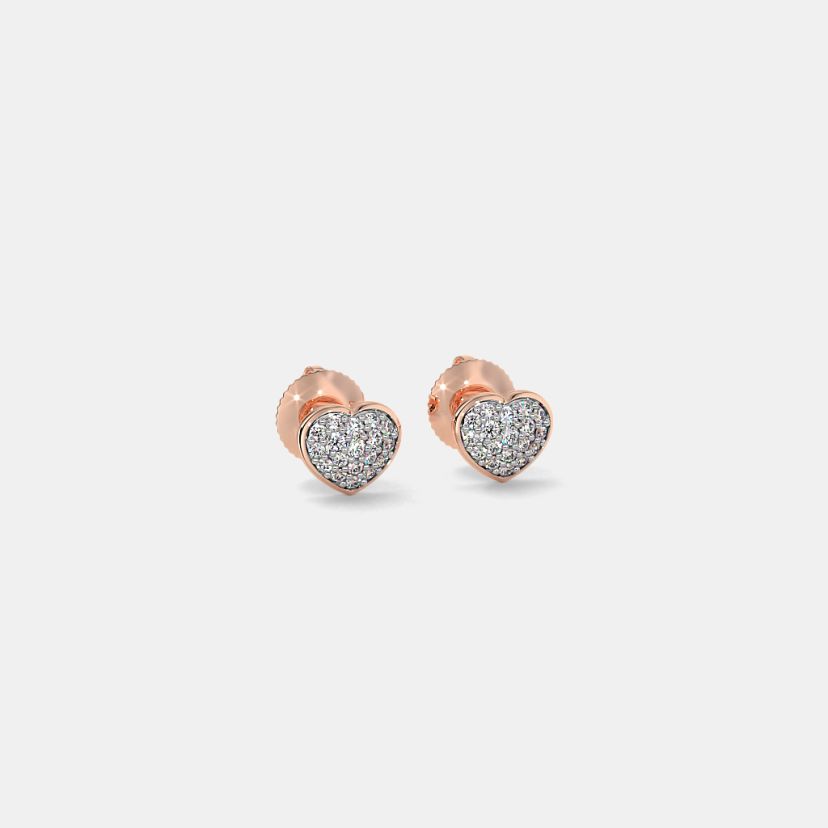 The Fiducia Heart Stud Earrings - image 6