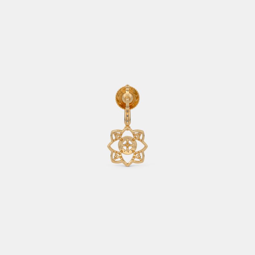 The Fleur De Lotus Drop Earrings - image 6