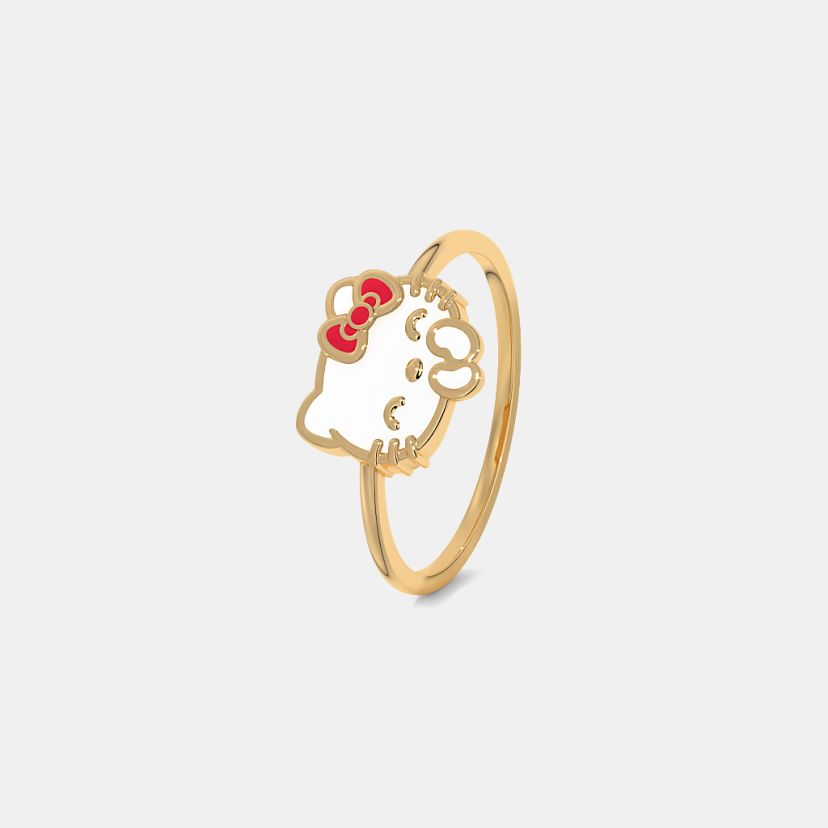 The Blushing Hello Kitty Kids Ring - image 1