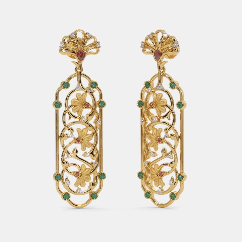 The Gul bahaar Drop Earrings - image 1