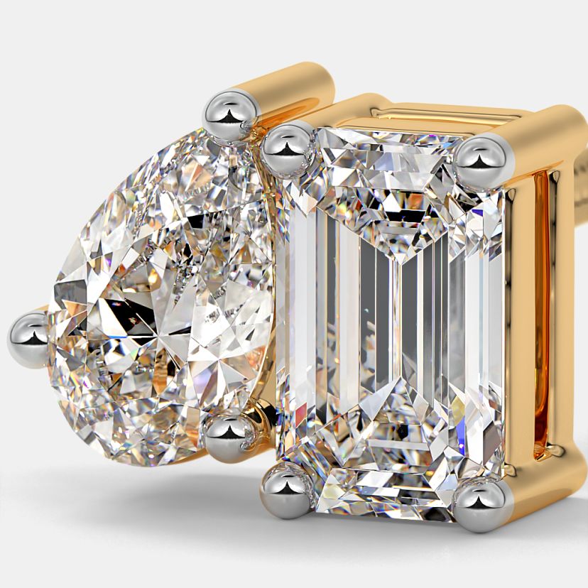 The Galina Solitaire Stud Earrings - image 5