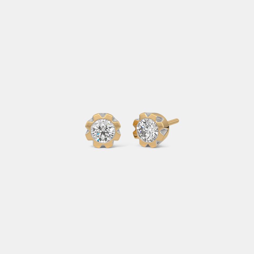 The Xorer Solitaire Stud Earrings - image 1