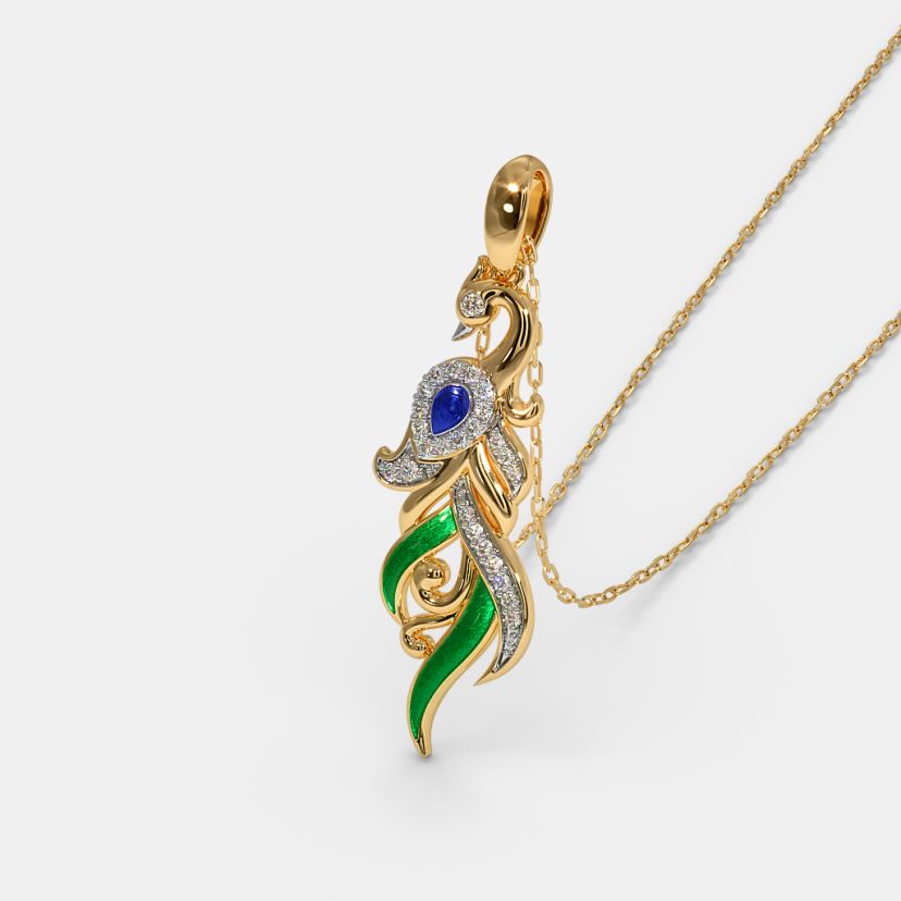 The Exotic Feather Pendant - image 1