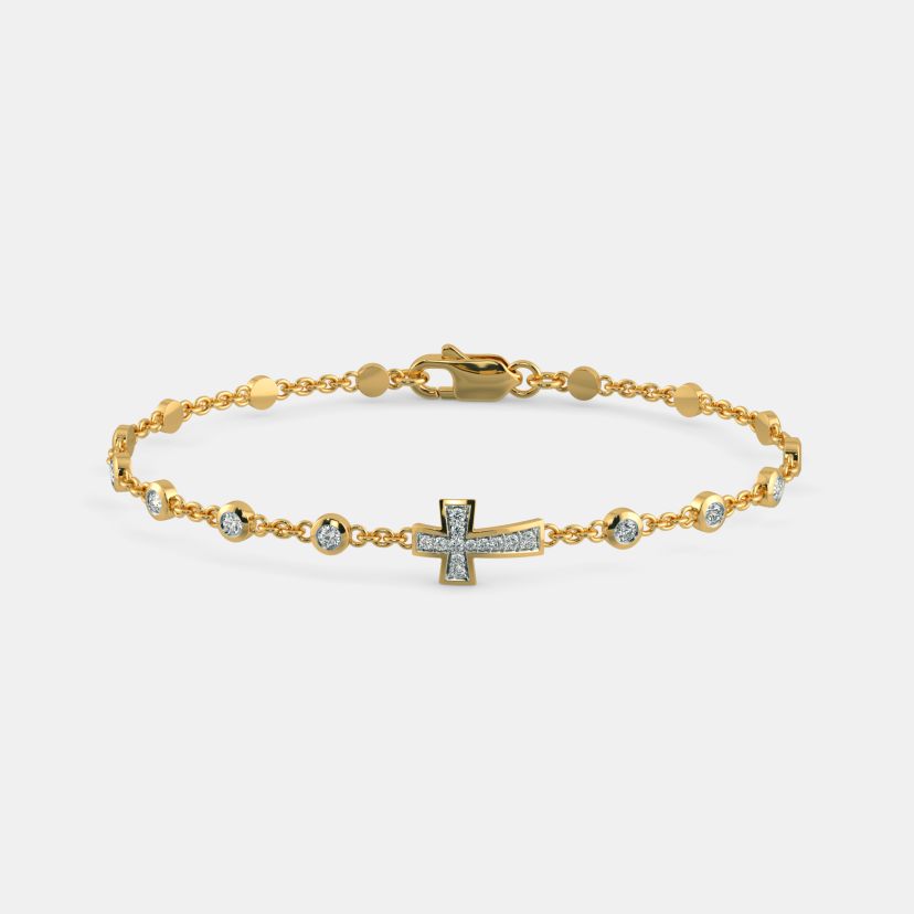 The Deborah Cross Bracelet - image 1